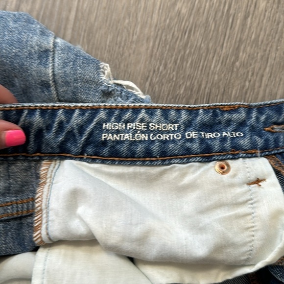 Wild Fable High Waist Distressed Denim Jean Shorts Size 0 - Picture 5 of 6